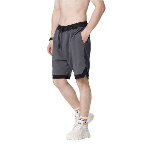 RS Paneled woven color-block shorts