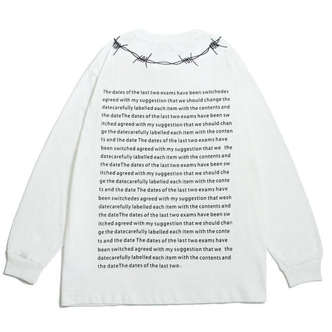 EVE Letter Printing Sweatshirts