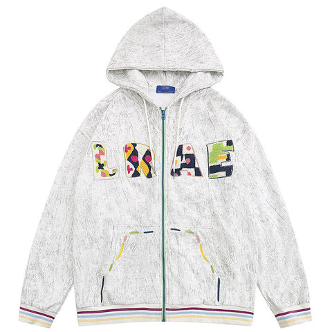 TIFO Flocked Embroidered Letters Hoodie