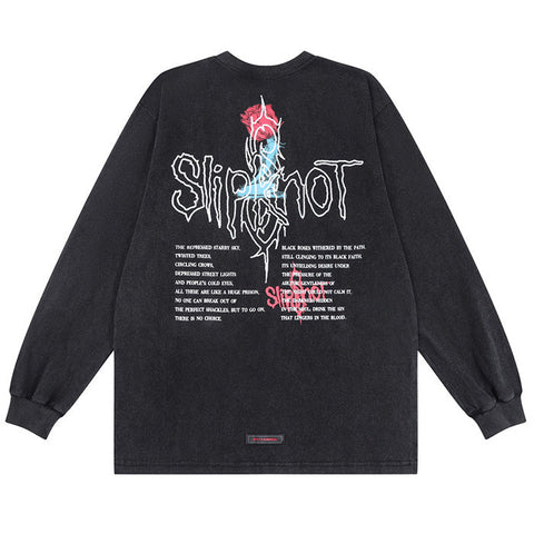 SMKLIFE Letter Printing Sweatshirts