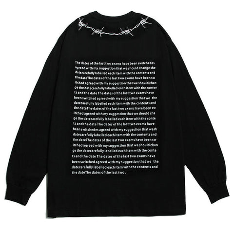 EVE Letter Printing Sweatshirts